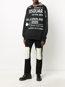 DSQUARED2 Sweater met print - Zwart