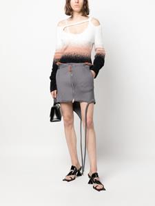 Ottolinger Mini-rok met asymmetrische afwerking - Grijs