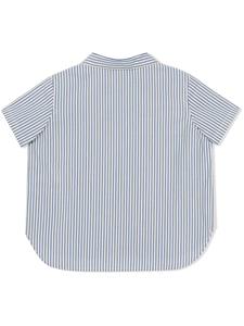 guccikids Gucci Kids Gestreept shirt - Blauw