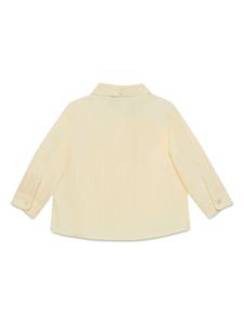 guccikids Gucci Kids Gestreept shirt - Geel