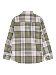 Il Gufo Geruit shirt - Groen