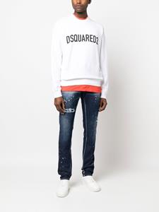 DSQUARED2 Sweater met logoprint - Wit