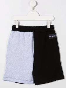 neilbarrettkids Neil Barrett Kids Shorts met grafische print - Zwart