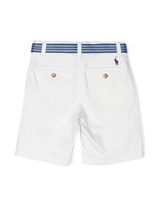 poloralphlaurenkids POLO RALPH LAUREN KIDS Katoenen shorts - Wit