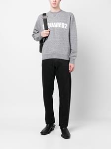 DSQUARED2 T-shirt verfraaid met kristallen - Grijs
