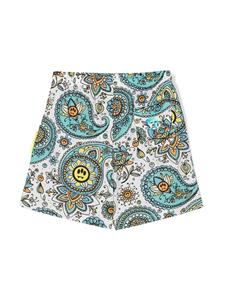 BARROW Zwembroek met paisley-print - Wit