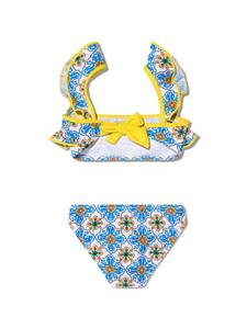 nessibyrdkids Nessi Byrd Kids Bikini met geometrisch patroon - Blauw