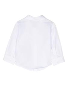 balmainkids Balmain Kids Shirt met logopatch - Wit