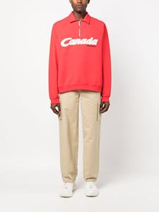 DSQUARED2 Sweater met logoprint - Rood
