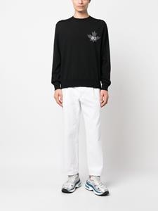 DSQUARED2 Trui met esdoornblad-patroon - Zwart