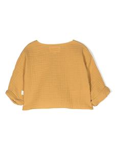 teddy&minou TEDDY & MINOU Vest met knopen - Geel