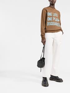 DSQUARED2 Sweater met ronde hals - Bruin