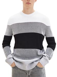 TOM TAILOR Denim Strickpullover Strickpullover mit Colour Blocking