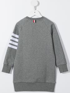 Thom Browne Kids Gestreepte sweaterjurk - Grijs