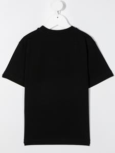 moschinokids Moschino Kids T-shirt met logoprint - Zwart