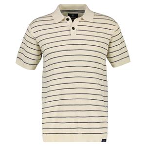 LERROS Poloshirt "LERROS Poloshirt in sommerlich-stylischer Strickoptik"