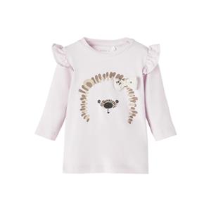 name it Baby Langarmshirt NBFKUBIA für Mädchen rosa Mädchen 