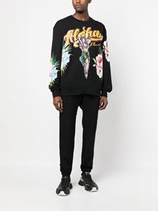 philippplein Philipp Plein Sweater met print - Zwart