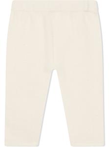 dolce&gabbanakids Dolce & Gabbana Kids Kasjmier legging met DG-logo - Beige