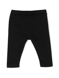 moschinokids Moschino Kids Legging met logoprint - Zwart
