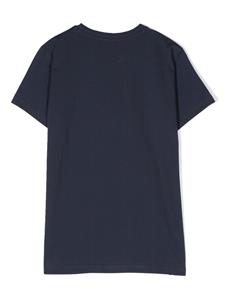 moschinokids Moschino Kids T-shirt met logoprint - Blauw