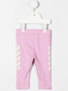 Off-White Kids Legging met logoprint - Roze