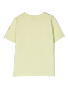 monclerenfant Moncler Enfant T-shirt met logo - Groen