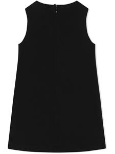 dolce&gabbanakids Dolce & Gabbana Kids A-lijn jurk met spijkerstof patchwork - Zwart