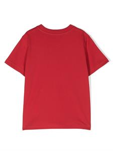 monclerenfant Moncler Enfant T-shirt met logopatch - Rood