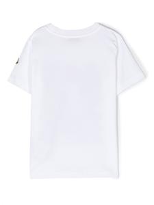Moncler Enfant T-shirt met logoprint - Wit