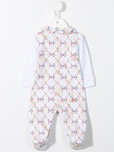 alvieromartinikids Alviero Martini Kids Pyjama met logoprint - Wit