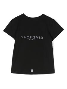 givenchykids Givenchy Kids T-shirt met logoprint - Zwart