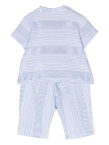 emporioarmanikids Emporio Armani Kids Gestreept shirt en broek - Blauw