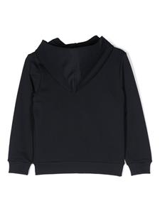 dolce&gabbanakids Dolce & Gabbana Kids Hoodie met logoplakkaat - Blauw