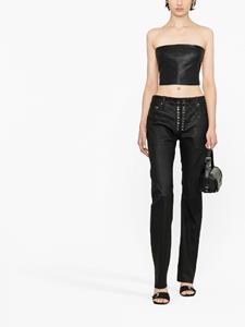 Leren broek - Zwart