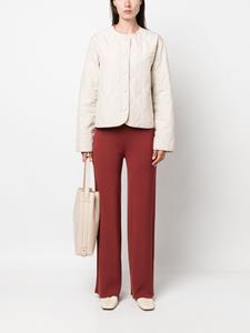 Lia ribbed-knit trousers - Rood