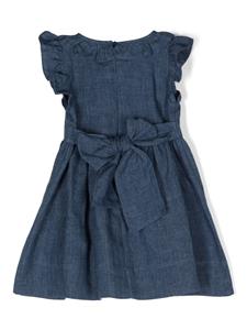 ilgufo Il Gufo Jurk met ruches - Blauw
