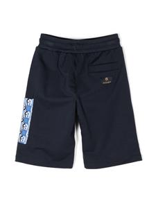 Aigner Kids Shorts met logopatch - Blauw