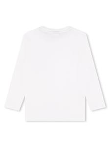 BOSS Kidswear T-shirt met logoprint - Wit