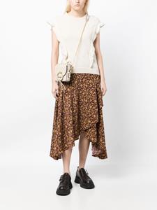 b+ab Asymmetrische midi-rok - Bruin