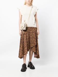 B+ab Asymmetrische midi-rok - Bruin