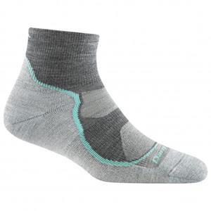 Darn Tough - Women's Light Hiker 1/4 Lightweight with Cushion - Wandelsokken, grijs