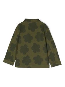 Kenzo Kids Spijkerjack met bloemenprint - Groen