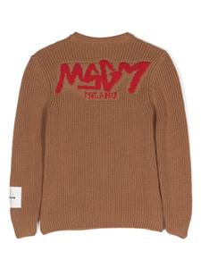 msgmkids MSGM Kids Intarsia trui - Bruin