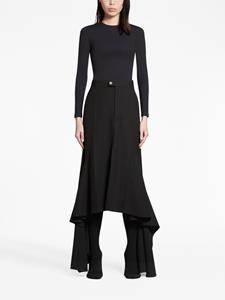 Balenciaga Gedeconstrueerde Godet maxi-rok - Zwart