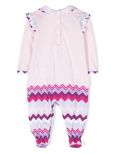 missonikids Missoni Kids Pyjama met zigzag-print - Roze