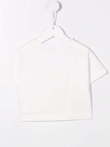 Monnalisa T-shirt met logoprint - Wit