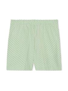 guccikids Gucci Kids Intarsia shorts - Groen