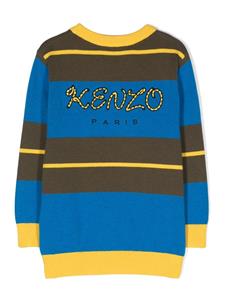 kenzokids Kenzo Kids Trui met geborduurd logo - Blauw