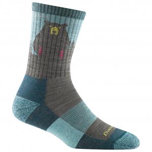 Darn Tough W Bear Town Micro Crew Lightweight (Maat - S, Kleur - Aqua)